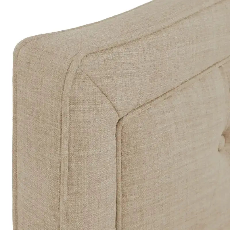 Adjustable Diamond-Tufted Arched Headboard Bed
