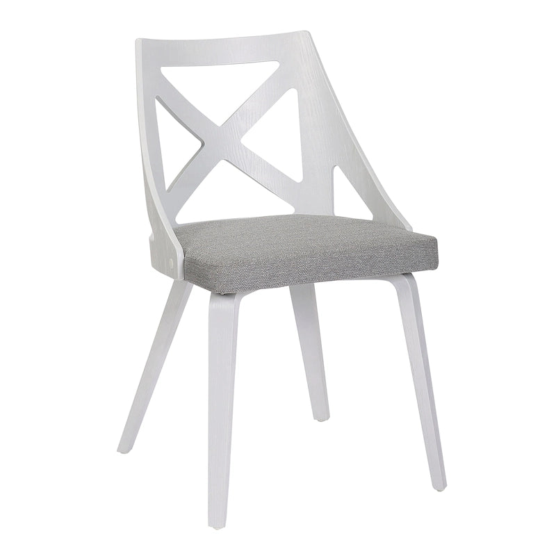 Farmhouse Dining Chairs with X-Back, Set of 2