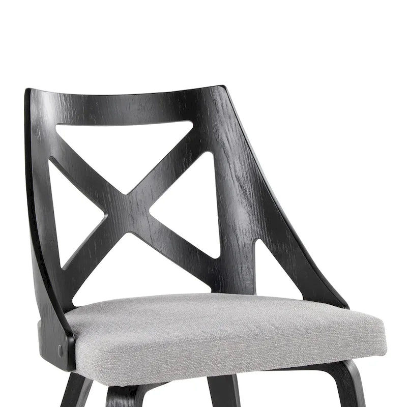 Farmhouse Dining Chairs with X-Back, Set of 2