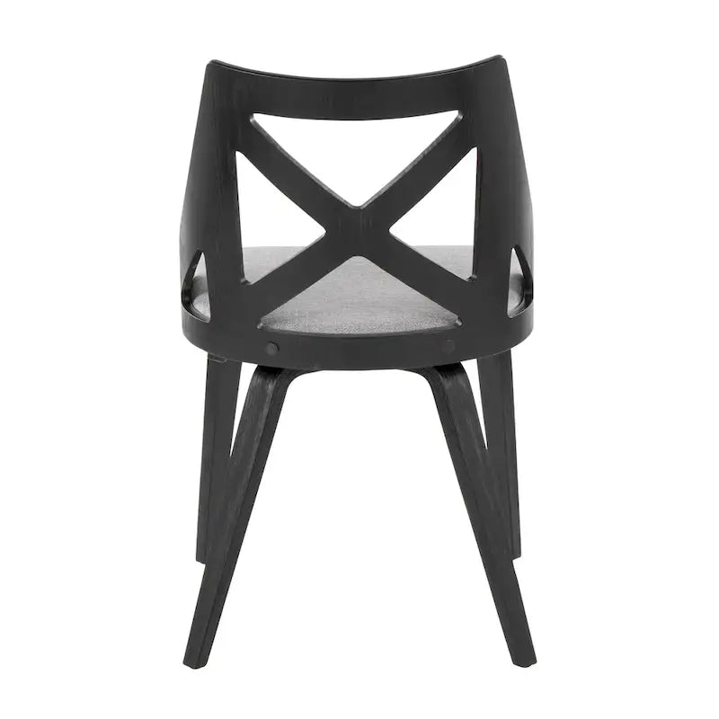 Farmhouse Dining Chairs with X-Back, Set of 2
