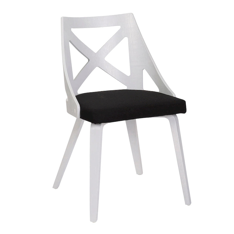 Farmhouse Dining Chairs with X-Back, Set of 2