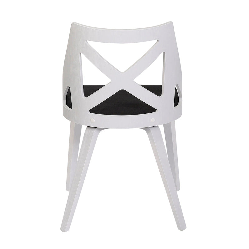Farmhouse Dining Chairs with X-Back, Set of 2