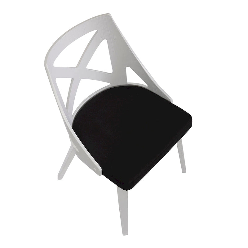 Farmhouse Dining Chairs with X-Back, Set of 2