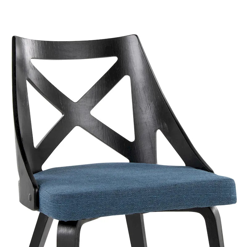 Farmhouse Dining Chairs with X-Back, Set of 2
