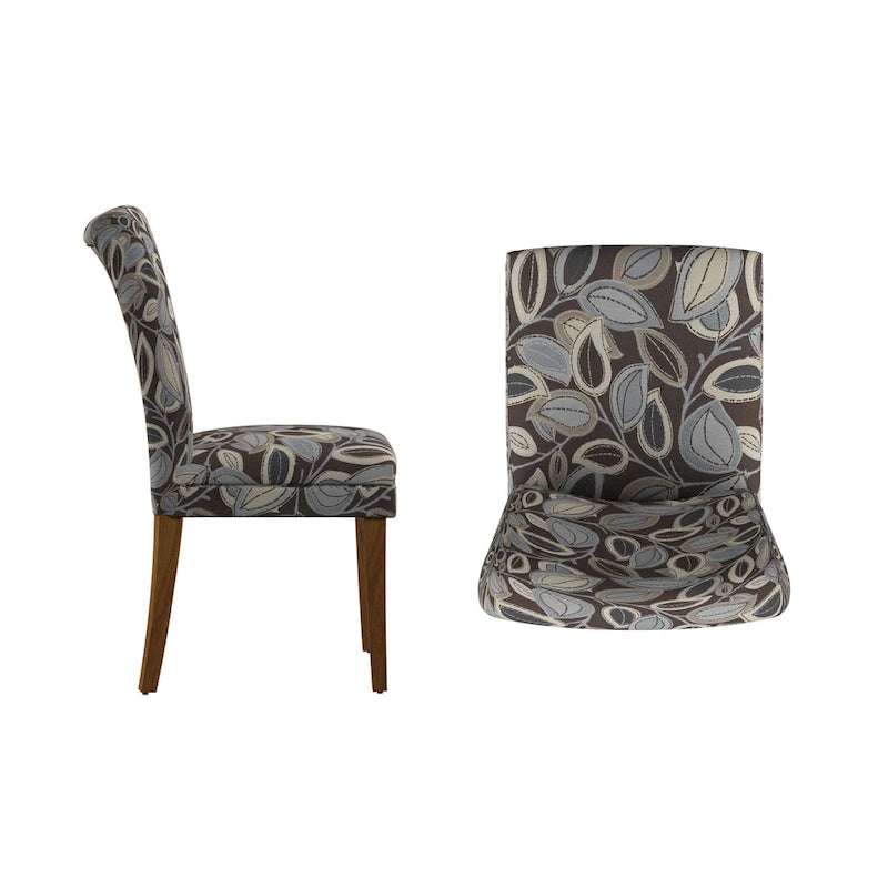 Upholstered Parsons Dining Chairs, Set of 2