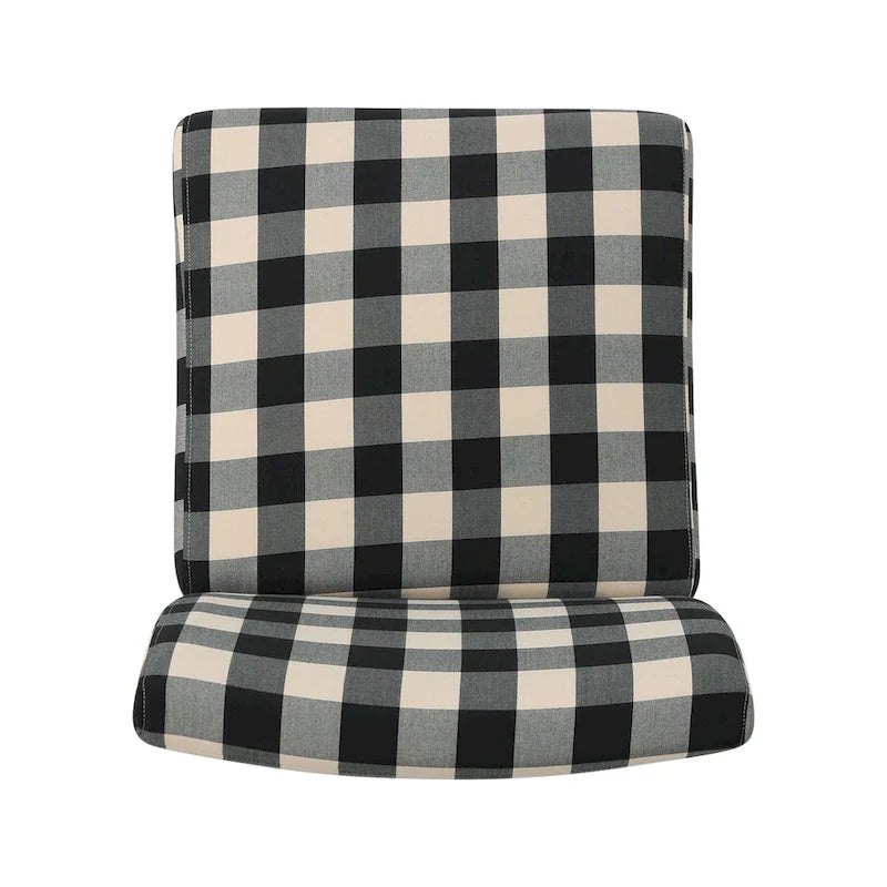 Contemporary Fabric Slipper Accent Chair with Tapered Legs