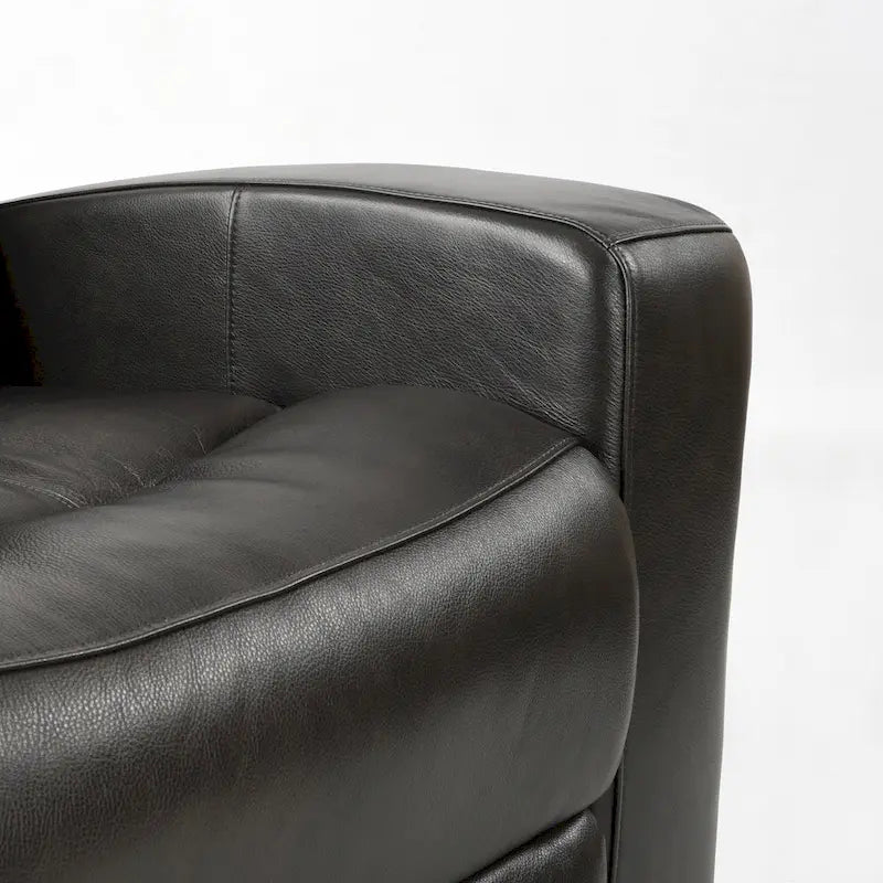 Power Reclining Sofa with Leather Seating, USB-C and Adjustable Headrests