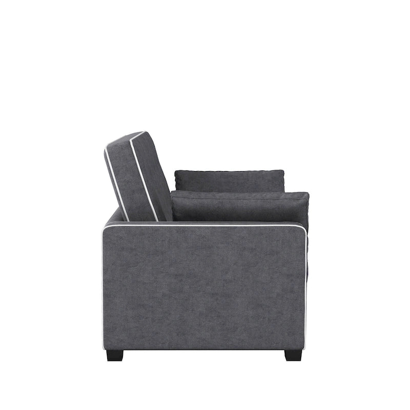 Convertible Loveseat with Full-Size Bed and Lounger Positions