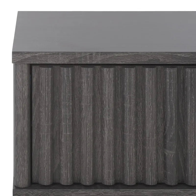 2-Door Storage Coffee Table - 43.7 W x 21.5 D x 15.4 H in.