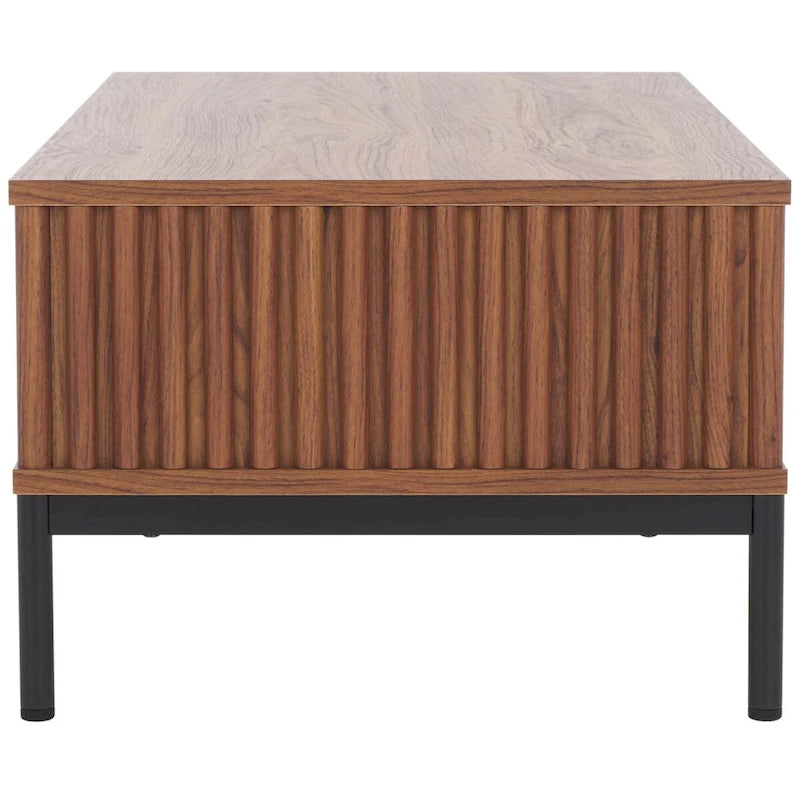 2-Door Storage Coffee Table - 43.7 W x 21.5 D x 15.4 H in.