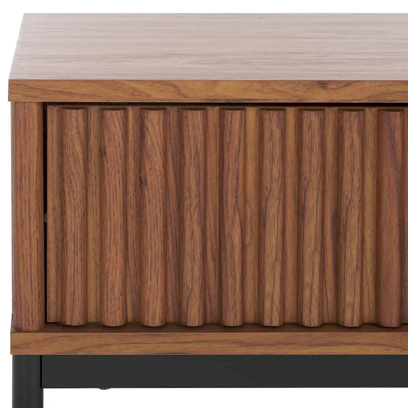 2-Door Storage Coffee Table - 43.7 W x 21.5 D x 15.4 H in.