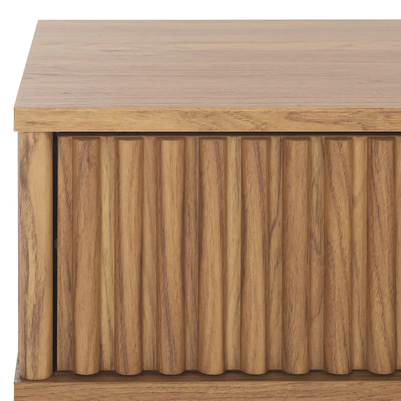 2-Door Storage Coffee Table - 43.7 W x 21.5 D x 15.4 H in.