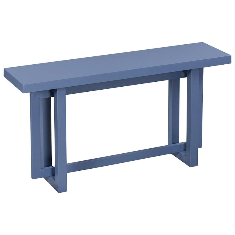 Moderne consoletafel met blad in betonlook