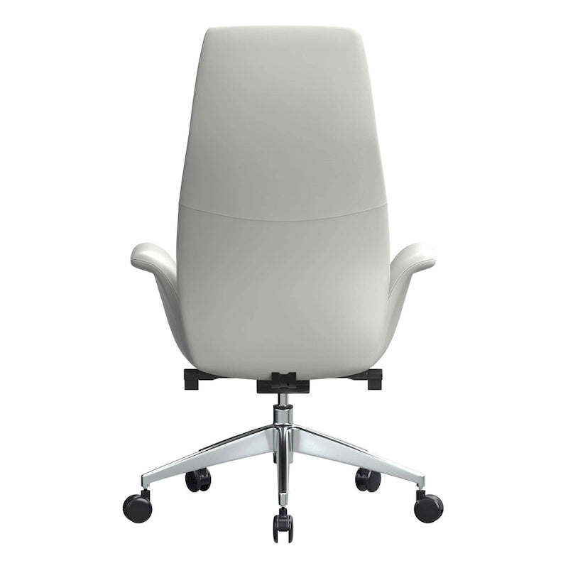 High-Back Faux Leather Office Chair with Swivel and Tilt